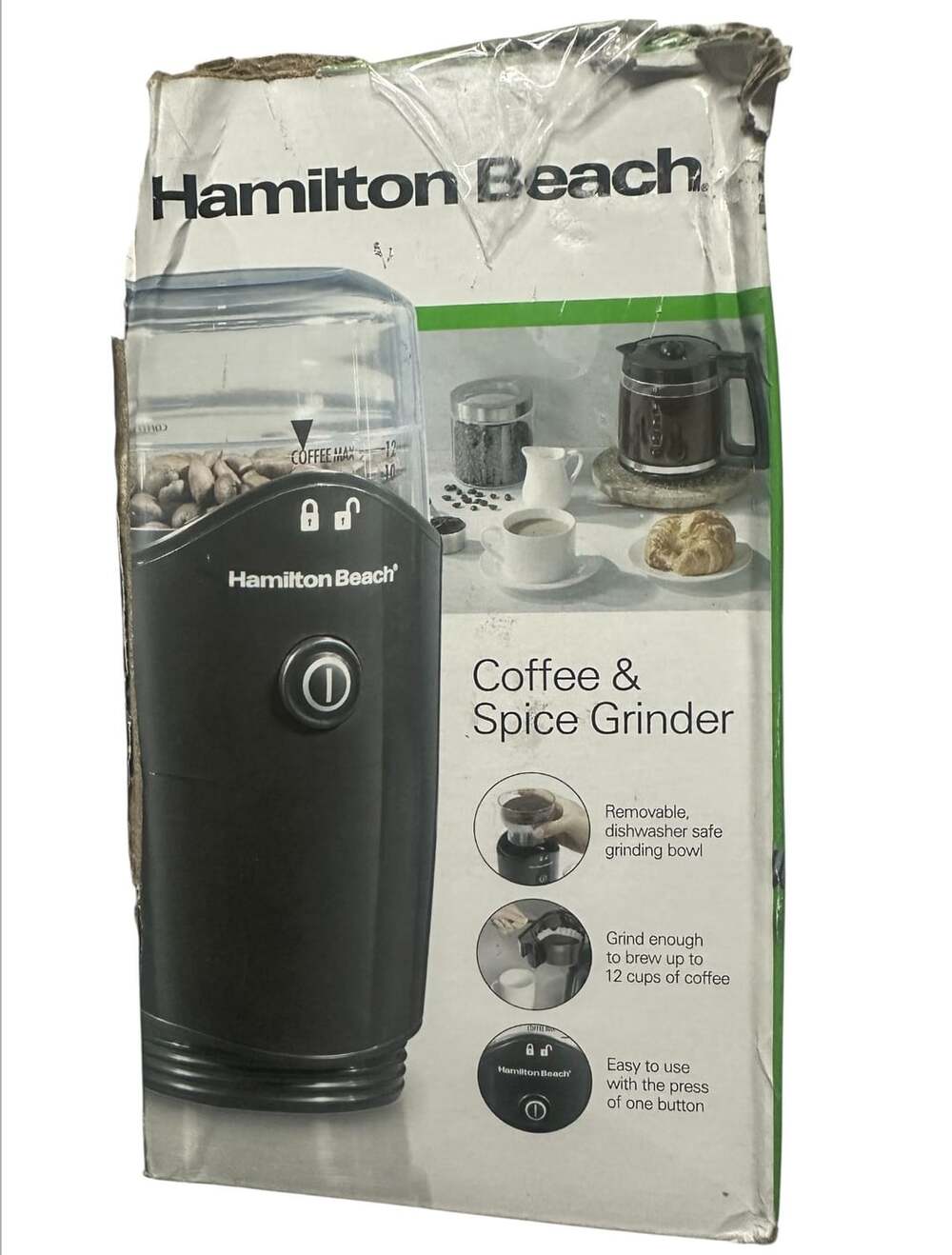 Hamilton Beach Coffee & Spice Grinder Black 80410G